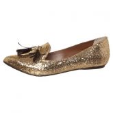 Slipper Glitter Dourado Raphaella Booz.